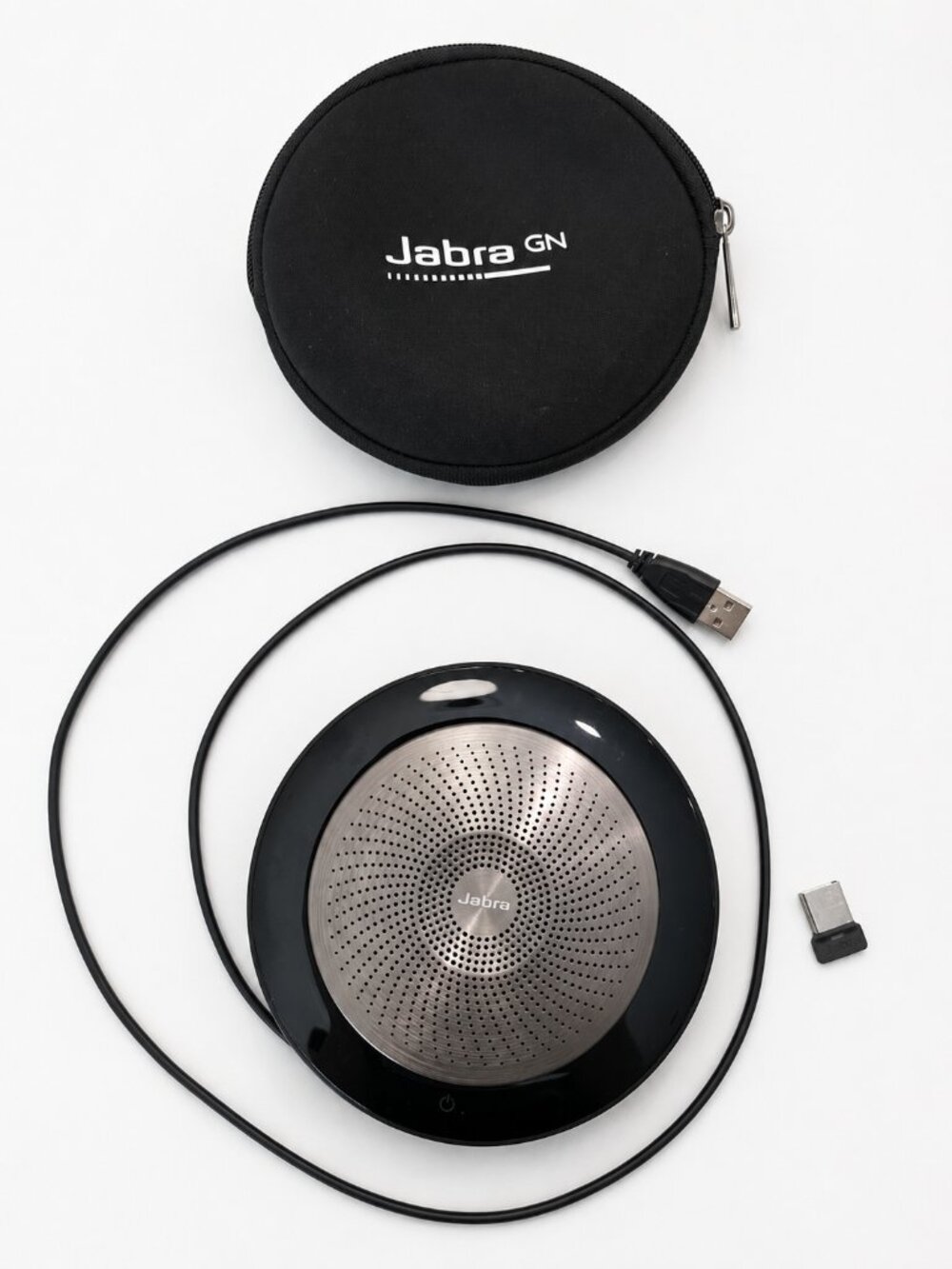 Jabra Speak 710 PHS040W Portable Bluetooth Conference Speakerphone Set Speaker